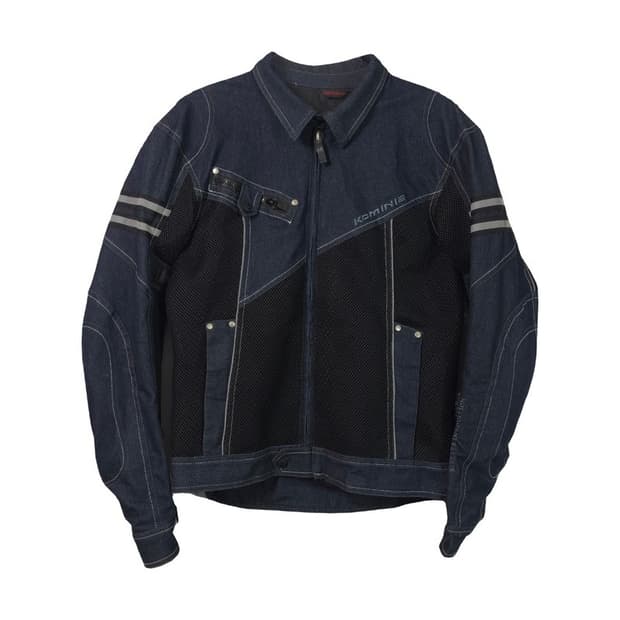 KOMINE 코미네 데님 메쉬 라이딩 자켓 L
