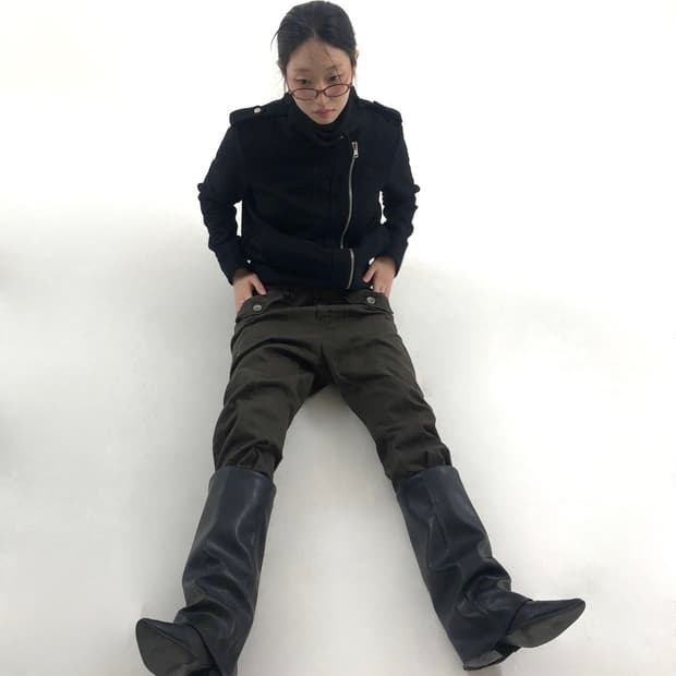 [코디세트] Diagonal Jacket Set