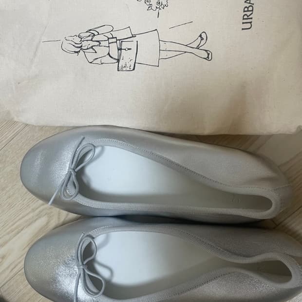 얼바닉30 에꼴 발레 플랫 실버