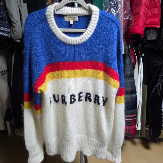 버버리 런던 모헤어 니트