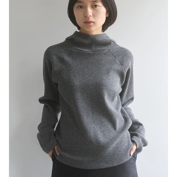 Pesto 페스토 울 후드 니트 탑