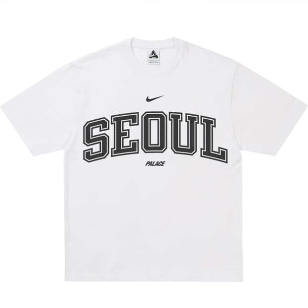 XL) 팔라스 x 나이키 샵 티셔츠 서울 화이트 - 26SS