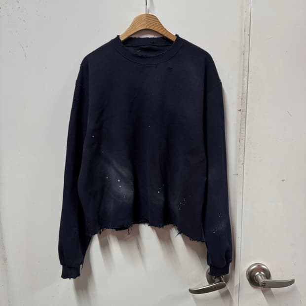 빈티지 와플 긴팔