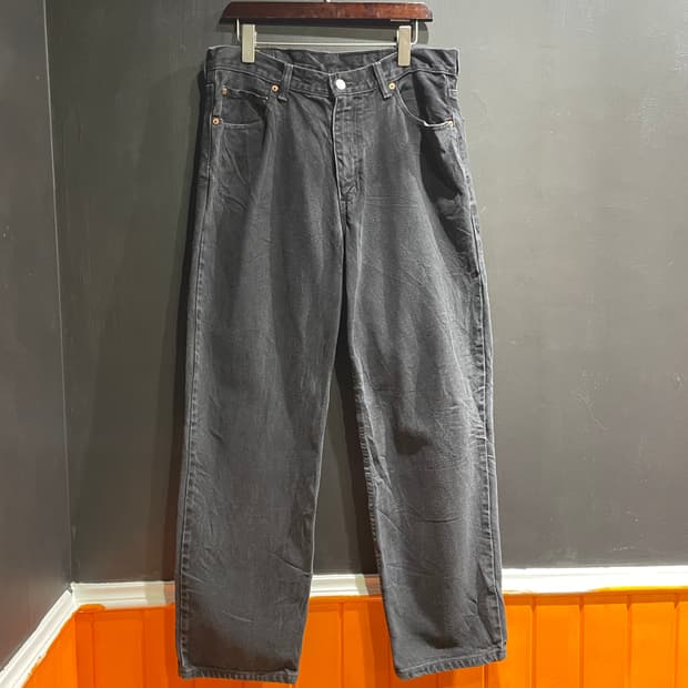 levi's550리바이스 흑청 데님팬츠