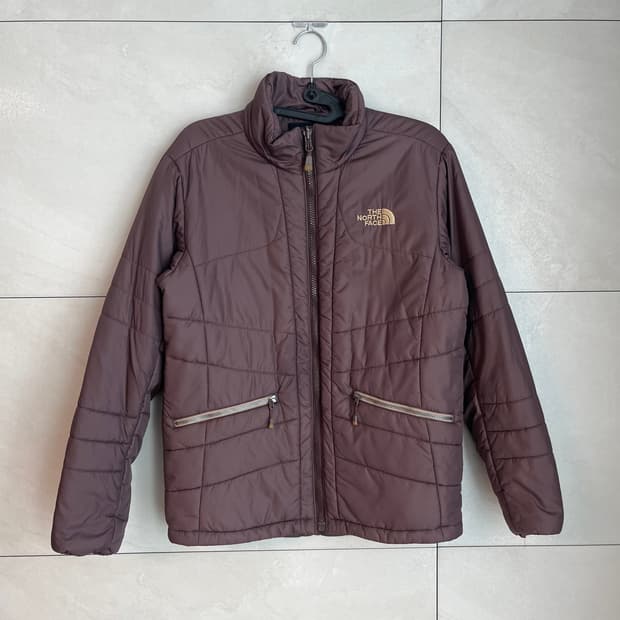 노스페이스 브라운 패딩 자켓 (90)