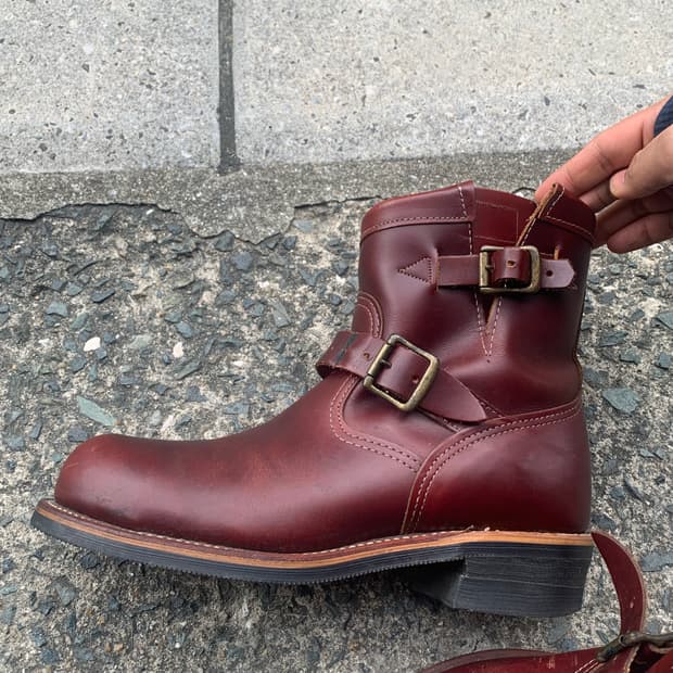 [8.5E] 치페와 엔지니어부츠 체리브라운 (270)