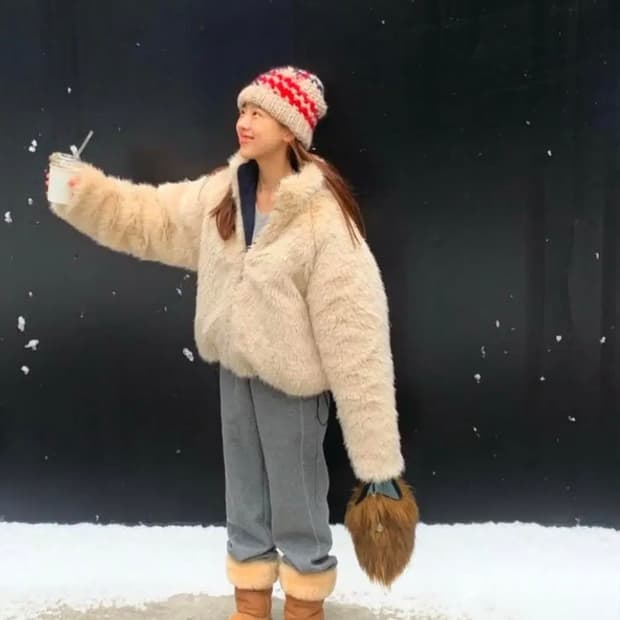 포그던 리버시블 퍼자켓