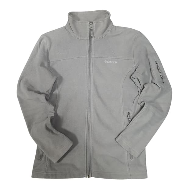 ✨ (바배) 컬럼비아 그레이 플리스 집업