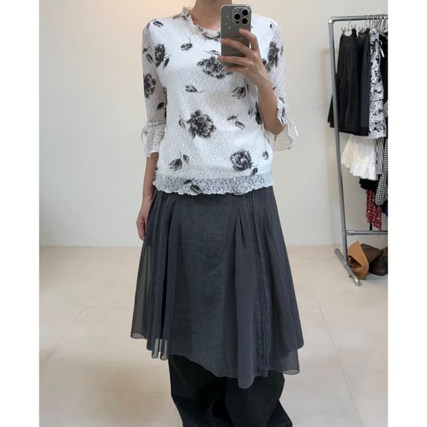 빈티지 블라우스