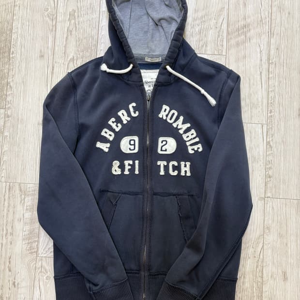아베크롬비 후드집업 네이비 m