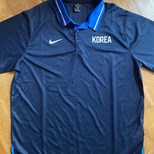 나이키 코리아 드라이핏 폴로 XL 네이비 (110)