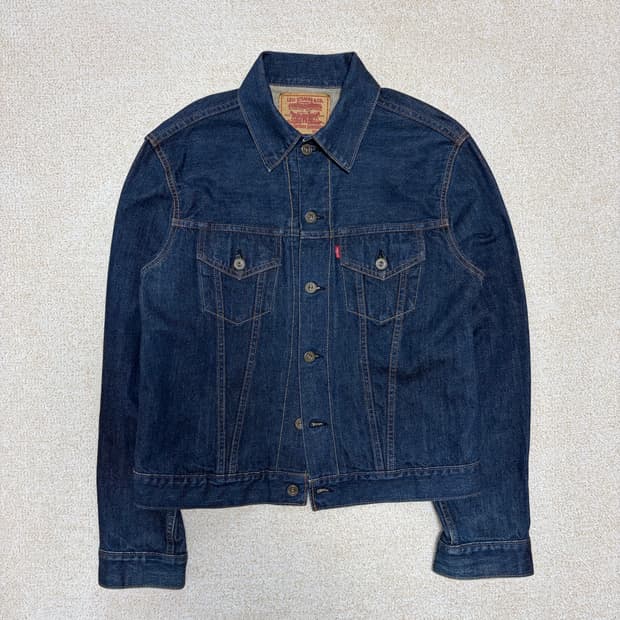 L) 90s 일본제 리바이스 70504 데님 트러커 자켓 3세대