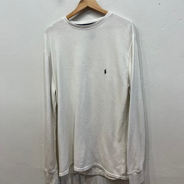 폴로랄프로렌 와플 롱슬리브 