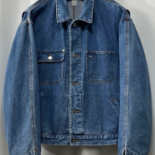 90's 폴로 랄프로렌 usa 덩가리 트러커 데님 자켓