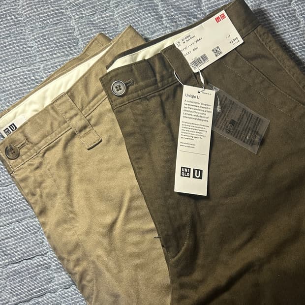 유니클로 U 치노팬츠 긴기장