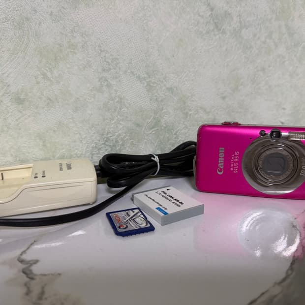 캐논 IXUS 95IS 핑크 디지털 카메라