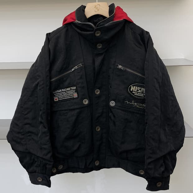 니스모 90s 레이싱 나일론 봄버 자켓