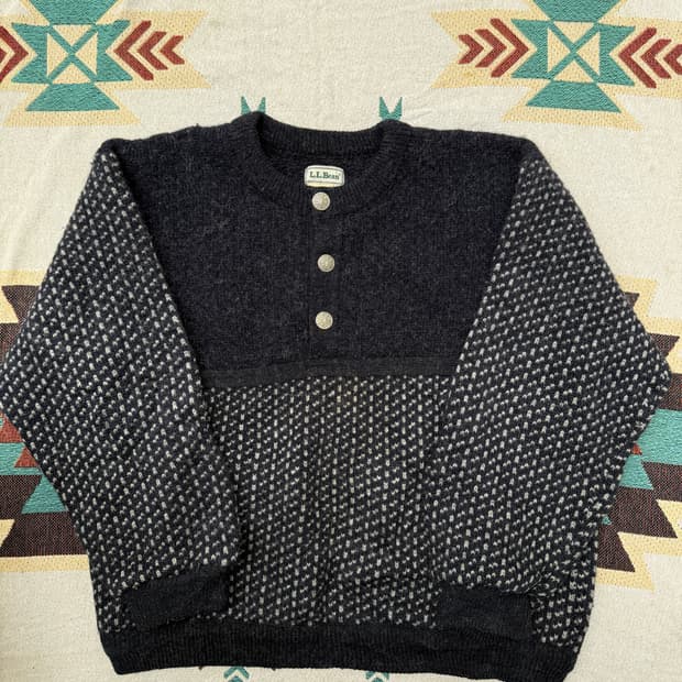 L.L bean 노르웨이 3버튼 울니트 XL