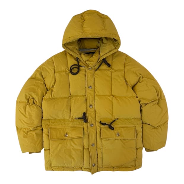 에디바우어 카라코람 시그니쳐 구스다운 파카 머스타드
