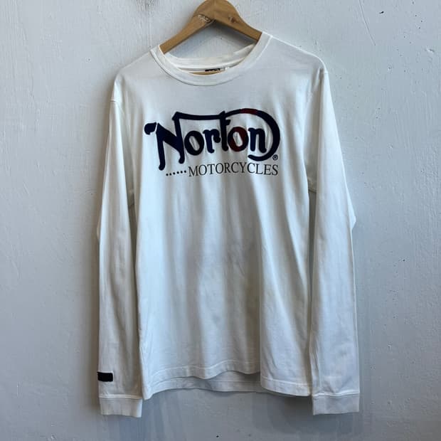 NORTON 모터사이클 로고 롱슬리브