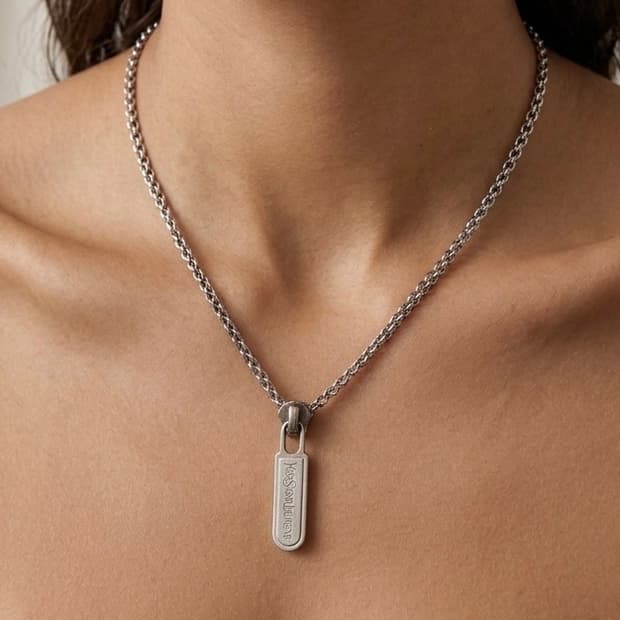 Ysl 지퍼 목걸이