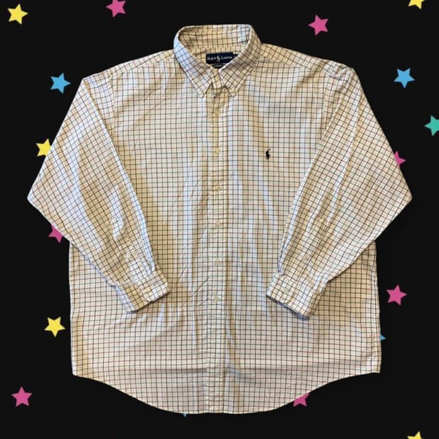 폴로랄프로렌 체크 셔츠 (Man 2XL)