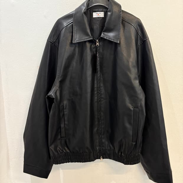 NINE TWO Leather Blouson