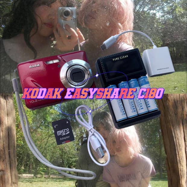 [미품✨/풀세트/김보라디카] 코닥 이지쉐어 C180 (작례O)