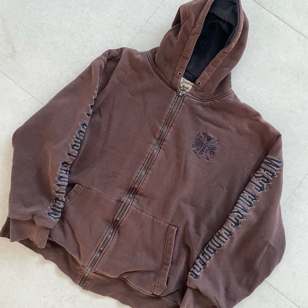 [L] 00's 웨스트 코스트 차퍼스 써멀 후드 브라운