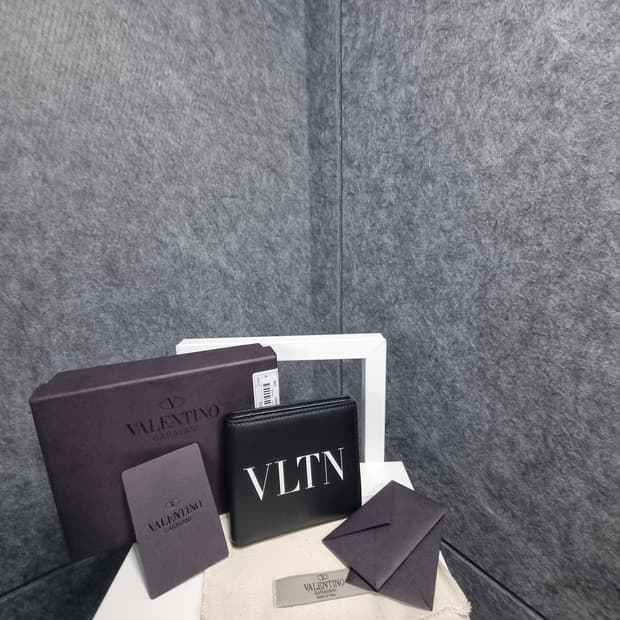 발렌티노 가리바니 VLTN 로고 남성 반지갑