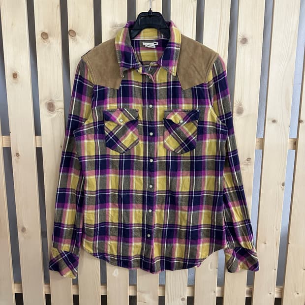 (M) 리바이스 웨스턴 체크 셔츠