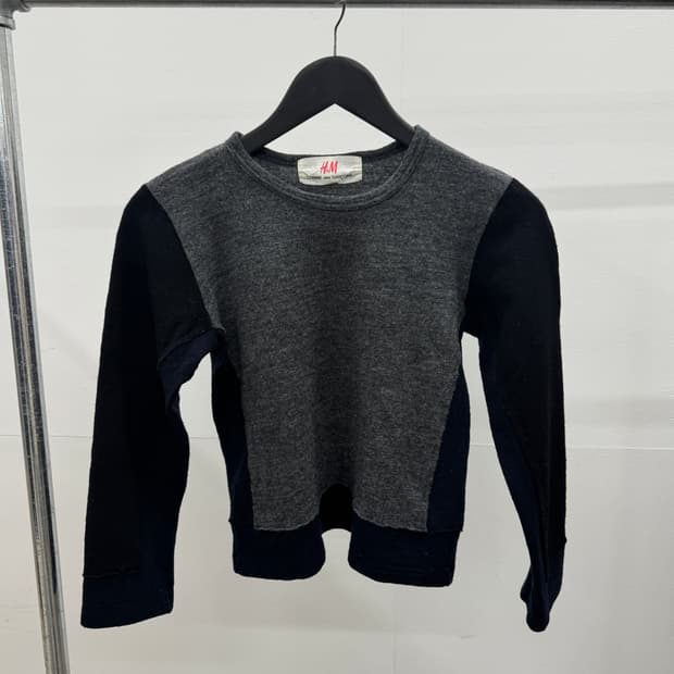 Comme de garcons h&m crop wool knit