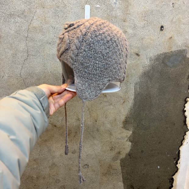 USA 빈티지 귀마게 니트모자 니트 비니