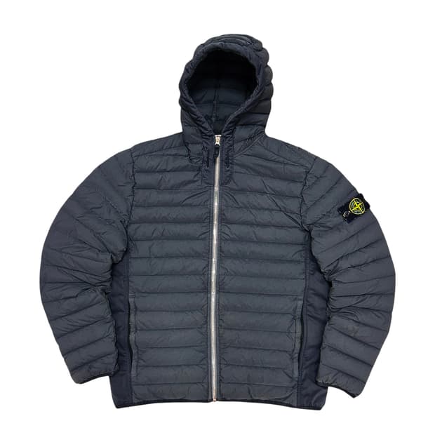 스톤아일랜드 20FW 룸우븐 후드 경량패딩(L)