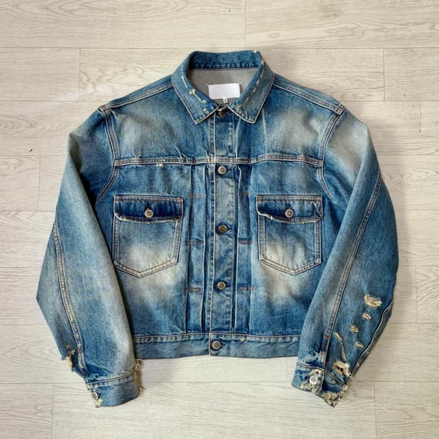 [48] 마르지엘라 디스트로이드 데님 트러커