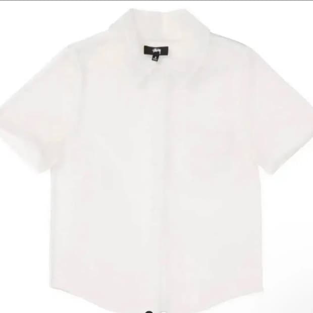 스투시 시스루 반팔셔츠