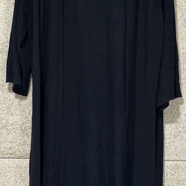 블랙 롱가디건 66 L
