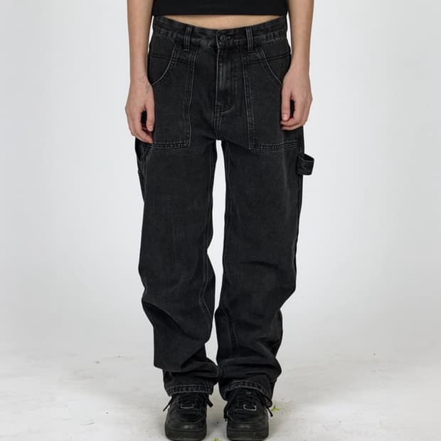 플라스틱프로덕트 페인터 데님 Mpa painter denim pants