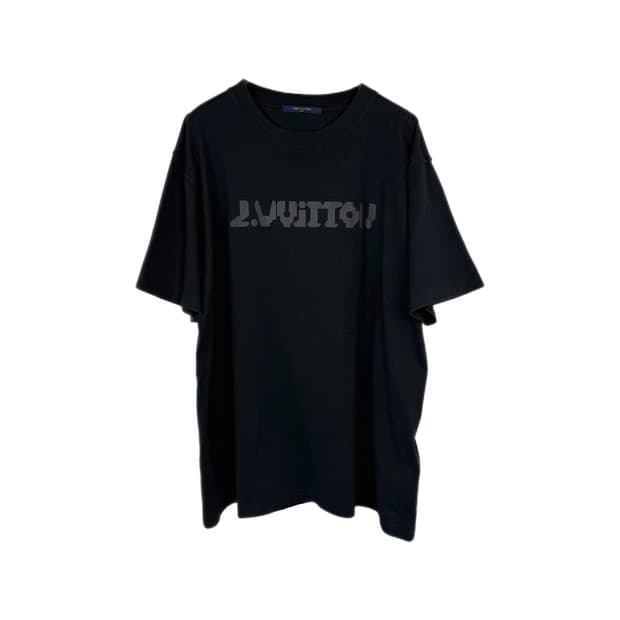 루이비통 로고 프린트 반팔 티셔츠 (XL)