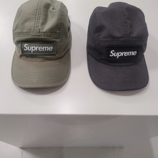 SUPREME 슈프림캠프캡 2개 일괄판매