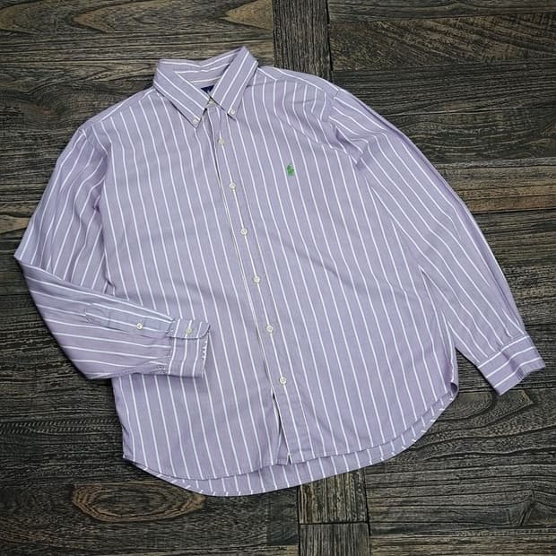 [폴로 랄프로렌] 포니 로고 자수 스트라이프 셔츠 M15914