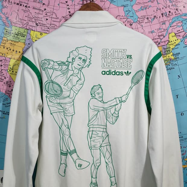 아디다스 스탠스미스 테니스 자수 트랙자켓