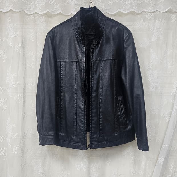 남성 양가죽 블랙 자켓 