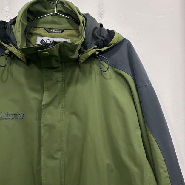 컬럼비아 티타늄 고어텍스 아웃도어 후드 바람막이