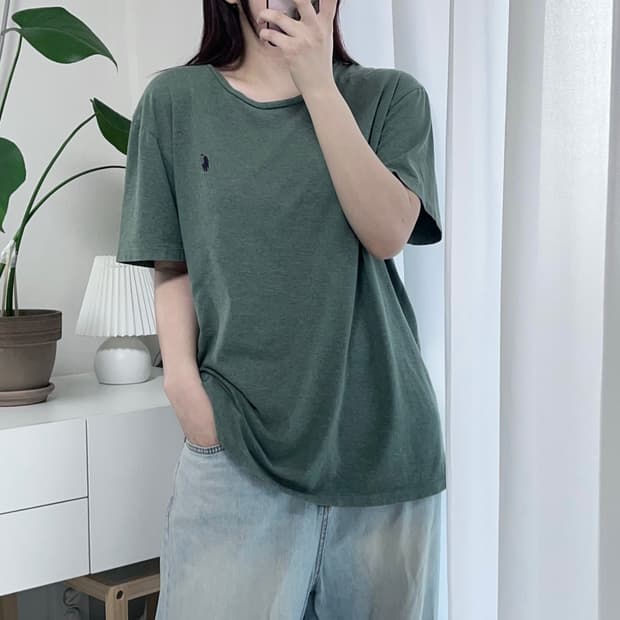 [정품] 폴로 피스타치오 / 보라포니 반팔티 [ L ]