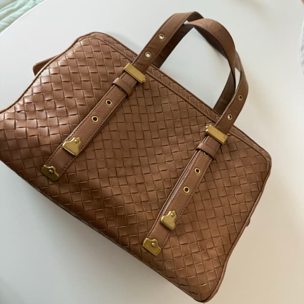 빈티지 보테가베네타 인트레치아토 토트백