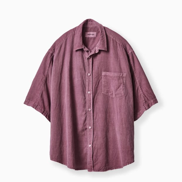 [M] 이얼즈어고 코튼 드릴 셔츠 핑크