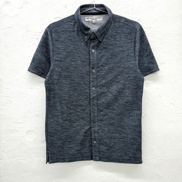 캐서린 햄넷 버튼 폴로셔츠