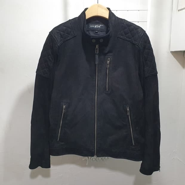 블랙리벳 스웨이드 레더 바이크 자켓 (MAN M~L)#520J