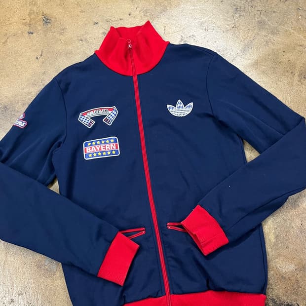 [정품/100] 아디다스 바이에른 뮌헨 트랙탑 져지 네이비 레드 b15